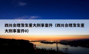 四川会理发生重大刑事案件（四川会理发生重大刑事案件0）