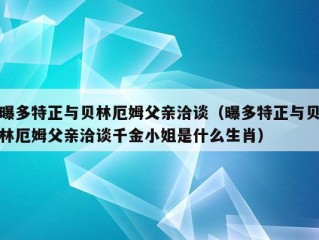 曝多特正与贝林厄姆父亲洽谈（曝多特正与贝林厄姆父亲洽谈千金小姐是什么生肖）