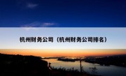 杭州财务公司（杭州财务公司排名）