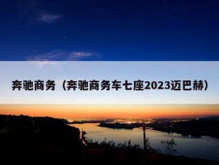 奔驰商务（奔驰商务车七座2023迈巴赫）