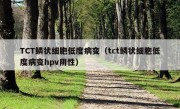 TCT鳞状细胞低度病变（tct鳞状细胞低度病变hpv阴性）