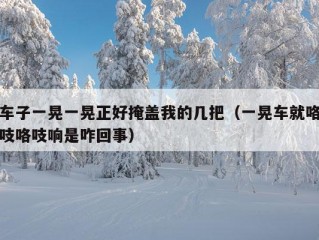 车子一晃一晃正好掩盖我的几把（一晃车就咯吱咯吱响是咋回事）