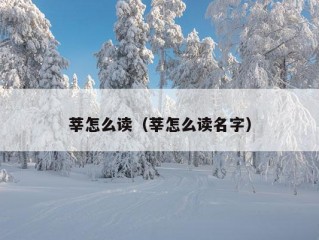 莘怎么读（莘怎么读名字）