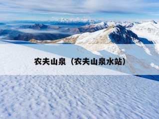 农夫山泉（农夫山泉水站）