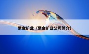 紫金矿业（紫金矿业公司简介）