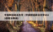 中南财经政法大学（中南财经政法大学2023录取分数线）