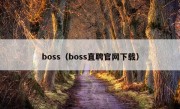 boss（boss直聘官网下载）