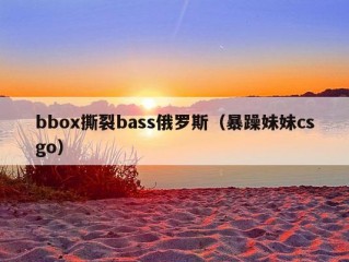 bbox撕裂bass俄罗斯（暴躁妹妹csgo）