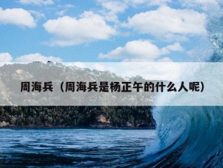 周海兵（周海兵是杨正午的什么人呢）