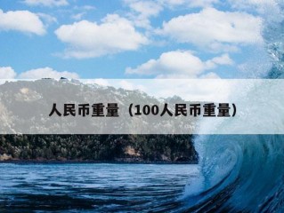 人民币重量（100人民币重量）