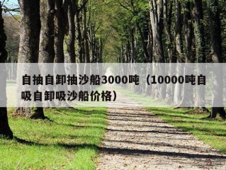 自抽自卸抽沙船3000吨（10000吨自吸自卸吸沙船价格）