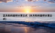 正方形的面积计算公式（长方形的面积计算公式）