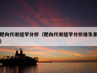 靶向代谢组学分析（靶向代谢组学分析维生素）