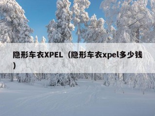 隐形车衣XPEL（隐形车衣xpel多少钱）