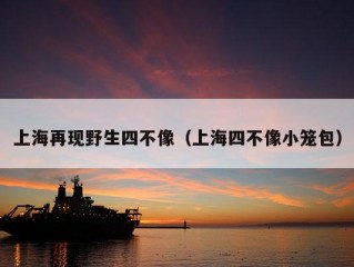 上海再现野生四不像（上海四不像小笼包）