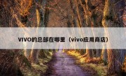 VIVO的总部在哪里（vivo应用商店）