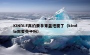 KINDLE真的要拿来盖泡面了（kindle需要壳子吗）