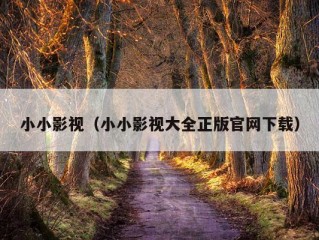 小小影视（小小影视大全正版官网下载）