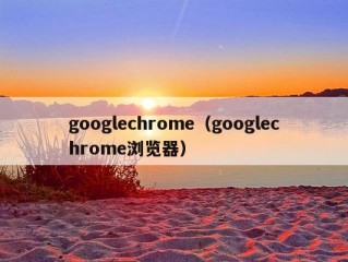 googlechrome（googlechrome浏览器）