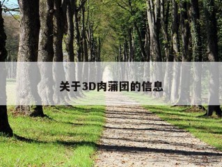 关于3D肉蒲团的信息