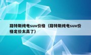 路特斯纯电suv价格（路特斯纯电suv价格定价太高了）