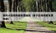 我的小后妈韩剧免费播放（妻子在线观看免费韩剧）