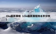 Cba最新赛程（cba最新赛程排名积分榜）