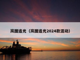 岚图追光（岚图追光2024款混动）