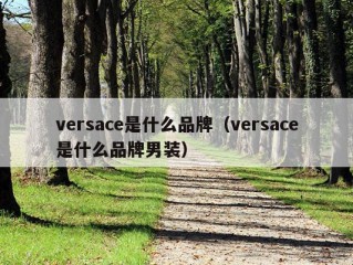 versace是什么品牌（versace是什么品牌男装）