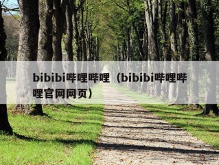 bibibi哔哩哔哩（bibibi哔哩哔哩官网网页）