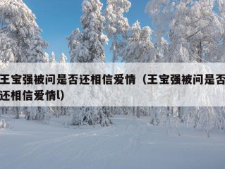 王宝强被问是否还相信爱情（王宝强被问是否还相信爱情l）