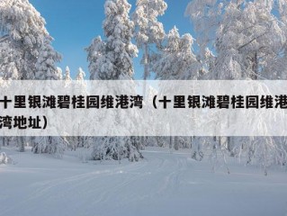 十里银滩碧桂园维港湾（十里银滩碧桂园维港湾地址）