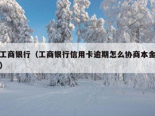 工商银行（工商银行信用卡逾期怎么协商本金）