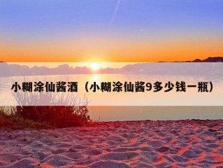 小糊涂仙酱酒（小糊涂仙酱9多少钱一瓶）